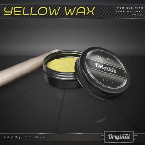 Original Cue Wax for tip (yellow) voor pomerans