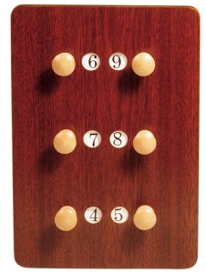 Scorebord hout, model 