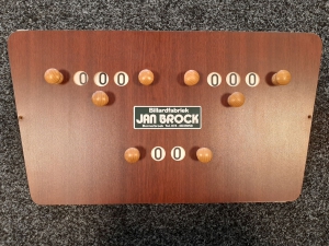 Scorebord hout, model 