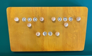 2eHands scorebord hout, model 