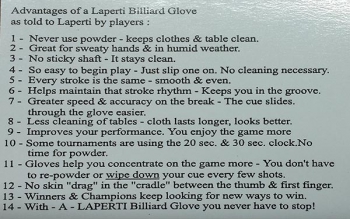 Laperti Billiard glove