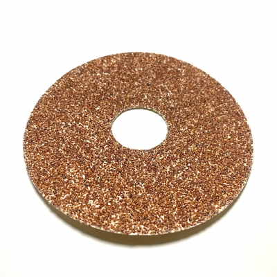 Schuurpapier rond Tefco