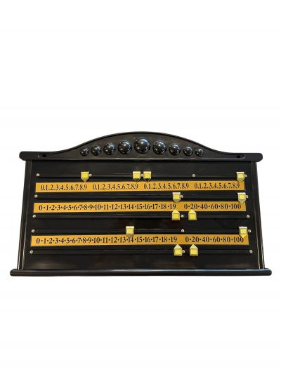 Scorebord snooker economy, kunststof 4 spelers