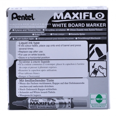 Viltstift Pentel MWL5M Maxiflo whiteboard