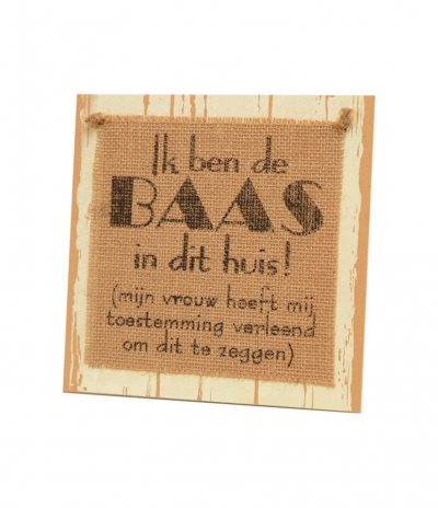 Wooden Sign
