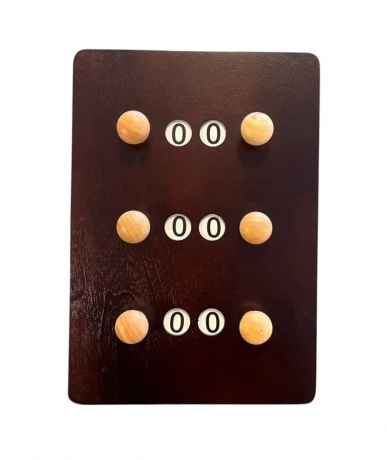 Scorebord hout, model 
