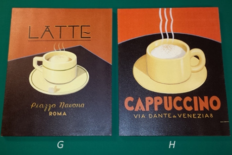 Wanddecoratie Latte en/of Cappuccino