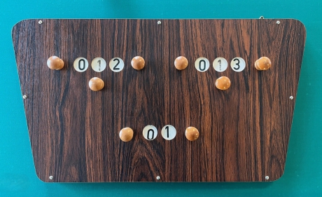 2eHands scorebord hout, model 