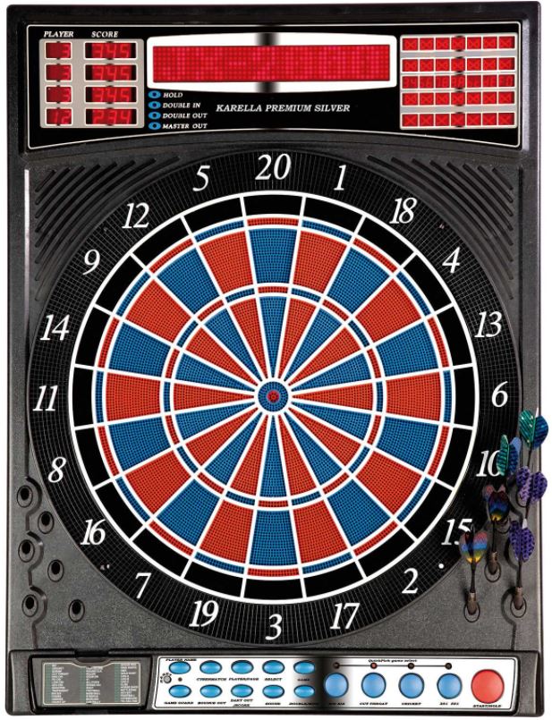 Verzwakken iets Banzai Dartbord Premium Silver - (51 x 68 cm (bxh)) - Brock Biljartfabriek en  Amusement