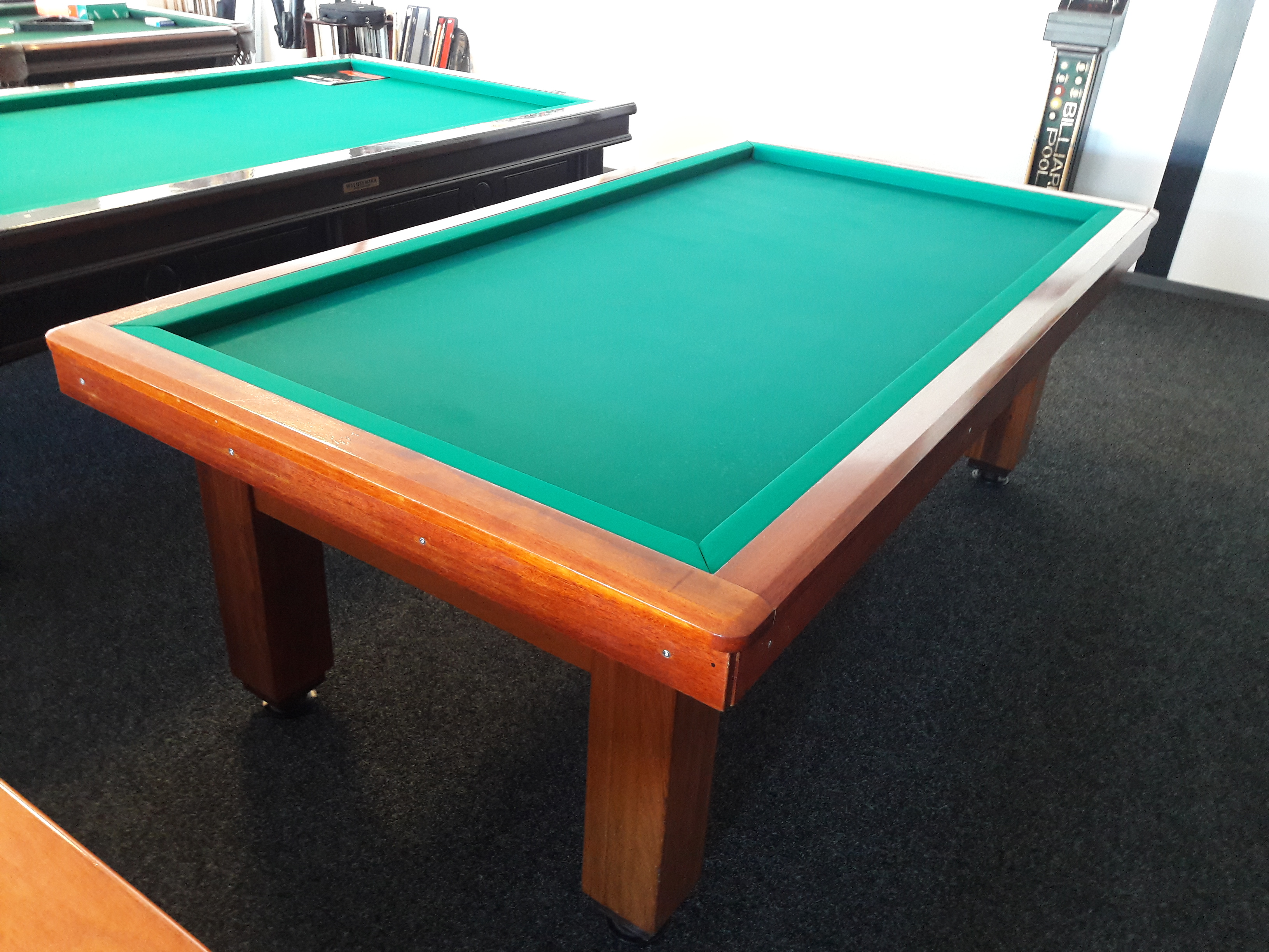 Droogte hun geleider Verwarmd (oefen)biljart - oefentafel - (100 x 200 cm) - Brock Biljartfabriek en Amusement Droogte hun geleider Verwarmd (oefen)biljart - oefentafel - (100 x 200 cm) - Brock Biljartfabriek en Amusement